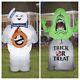 Ghostbusters Stay Puft & Slimer 5ft. Airblown Halloween Inflatables Free Ship