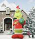 Giant 18 Ft Christmas Santa Dr Seuss Grinch Naughty Ornament Airblown Inflatable