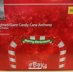 GIANT 23' FOOT MERRY CHRISTMAS CANDY CANE ARCHWAY Airblown Inflatable Yard Decor