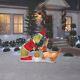 Grinch And Max Scene Airblown Lighted Yard Inflatable