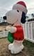 Gemmy 10ft Snoopy & Woodstock Peanuts Christmas Airblown Inflatable Rare