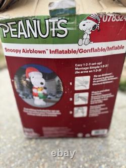 Gemmy 10ft Snoopy & Woodstock Peanuts Christmas Airblown Inflatable Rare
