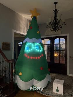 Gemmy 11ft Lightsync Singing Christmas Tree Airblown Inflatable NIB VIDEO Gemmy 11ft Lightsync Singing Christmas Tree Airblown Inflatable NIB VIDEO