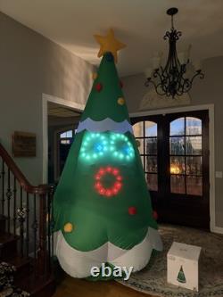 Gemmy 11ft Lightsync Singing Christmas Tree Airblown Inflatable NIB VIDEO Gemmy 11ft Lightsync Singing Christmas Tree Airblown Inflatable NIB VIDEO
