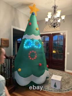 Gemmy 11ft Lightsync Singing Christmas Tree Airblown Inflatable NIB VIDEO Gemmy 11ft Lightsync Singing Christmas Tree Airblown Inflatable NIB VIDEO