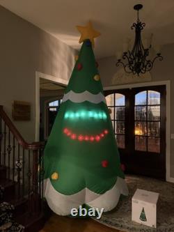 Gemmy 11ft Lightsync Singing Christmas Tree Airblown Inflatable NIB VIDEO Gemmy 11ft Lightsync Singing Christmas Tree Airblown Inflatable NIB VIDEO