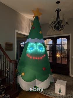 Gemmy 11ft Lightsync Singing Christmas Tree Airblown Inflatable NIB VIDEO Gemmy 11ft Lightsync Singing Christmas Tree Airblown Inflatable NIB VIDEO