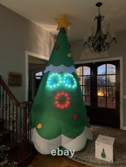 Gemmy 11ft Lightsync Singing Christmas Tree Airblown Inflatable NIB VIDEO Gemmy 11ft Lightsync Singing Christmas Tree Airblown Inflatable NIB VIDEO