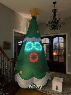 Gemmy 11ft Lightsync Singing Christmas Tree Airblown Inflatable NIB VIDEO Gemmy 11ft Lightsync Singing Christmas Tree Airblown Inflatable NIB VIDEO