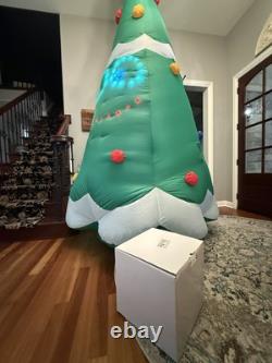 Gemmy 11ft Lightsync Singing Christmas Tree Airblown Inflatable NIB VIDEO Gemmy 11ft Lightsync Singing Christmas Tree Airblown Inflatable NIB VIDEO