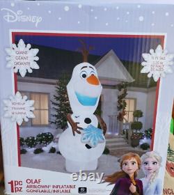 Gemmy 11ft Tall Disney's Frozen Olaf with Snowflake Christmas Inflatable