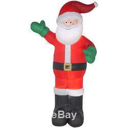 Gemmy 12.01-ft Lighted Santa Christmas Inflatable air blown yard decor outdoor