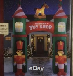 Gemmy 12 Santas Toy Shop Christmas inflatable