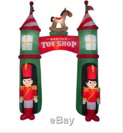 Gemmy 12 Santas Toy Shop Christmas inflatable