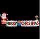 Gemmy 12 Ft. Long Inflatable Merry Christmas Sign New