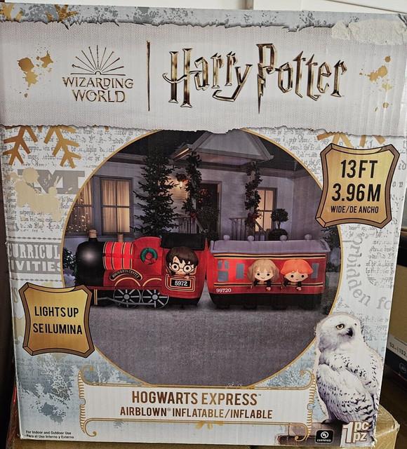 Gemmy 13ft Long Hogwarts Express Christmas Train Inflatable