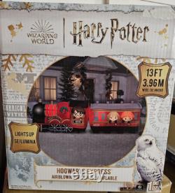 Gemmy 13ft Long Hogwarts Express Christmas Train Inflatable