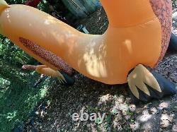 Gemmy 16ft Airblown Inflatable Flaming Mouth Orange Serpent Dragon