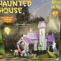 Gemmy 2006 12.5ft Airblown Inflatable Haunted House Halloween Gargoyle Lawn Deco