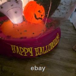 Gemmy 2006 Airblown Inflatable Whirlwind Globe 6ft Halloween Ghosts