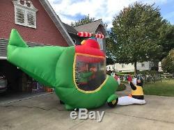 Gemmy 2016 18.5 Foot Christmas Airblown Inflatable Helicopter