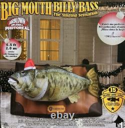 Gemmy 6-1/2' Animated Singing Big Mouth Billy Bass Inflatable Airblown-NEW Gemmy 6-1/2' Animated Singing Big Mouth Billy Bass Inflatable Airblown-NEW