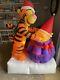 Gemmy 6' Animated Disney Pooh & Tigger Lighted Christmas Inflatable Airblown