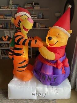 Gemmy 6' Animated Disney Pooh & Tigger Lighted Christmas inflatable Airblown