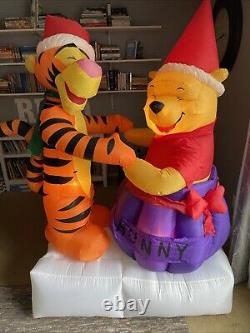 Gemmy 6' Animated Disney Pooh & Tigger Lighted Christmas inflatable Airblown