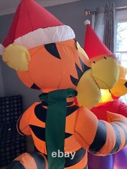 Gemmy 6' Animated Disney Pooh & Tigger Lighted Christmas inflatable Airblown