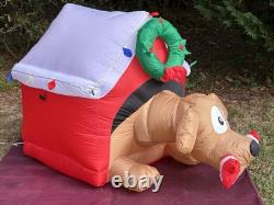 Gemmy 6' Animated Dog WithBone Lighted Christmas Doghouse Inflatable Airblown-NEW Gemmy 6' Animated Dog WithBone Lighted Christmas Doghouse Inflatable Airblown-NEW