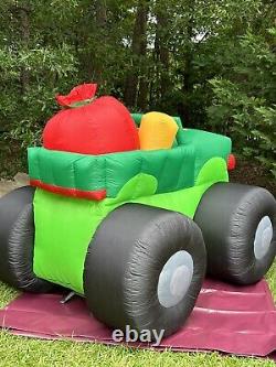 Gemmy 6' Christmas Santa In Monster Truck Lighted Airblown Inflatable PROTOTYPE