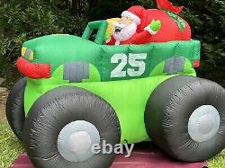 Gemmy 6' Christmas Santa In Monster Truck Lighted Airblown Inflatable PROTOTYPE