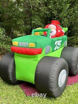 Gemmy 6' Christmas Santa In Monster Truck Lighted Airblown Inflatable PROTOTYPE