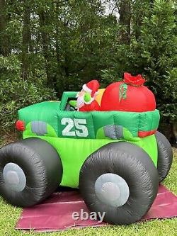 Gemmy 6' Christmas Santa In Monster Truck Lighted Airblown Inflatable PROTOTYPE