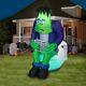 Gemmy 6 Ft Halloween Inflatable Surprise Monster Toilet Scene With Sound