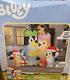 Gemmy 6ft Tall Bluey With Family Scene Christmas Inflatable