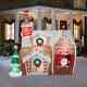 Gemmy 8' Rare Animated Gingerbread House Lighted Christmas Inflatable Htf Item
