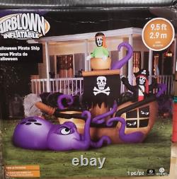 Gemmy 9.5ft Pirate Ship Halloween Inflatable