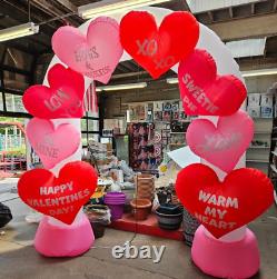 Gemmy 9.5ft Tall Valentine Arch Holiday Inflatable