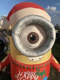 Gemmy 9'ft. Christmas Minion Carl In Sweater Lighted Airblown Inflatable