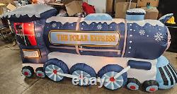 Gemmy 9ft Long Polar Express Steam Engine Christmas Inflatable