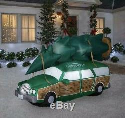 Gemmy Airblown 8ft National Lampoons Christmas Vacation Station Wagon Inflatable