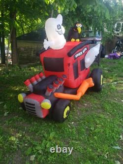 Gemmy Airblown Halloween Ghost Rider Car Moving Ghost Raven Truck Hot Rod Gemmy Airblown Halloween Ghost Rider Car Moving Ghost Raven Truck Hot Rod