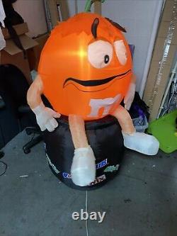 Gemmy Airblown Halloween M&M Moving On Cauldron Lighted Inflatable Read As Is