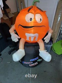 Gemmy Airblown Halloween M&M Moving On Cauldron Lighted Inflatable Read As Is