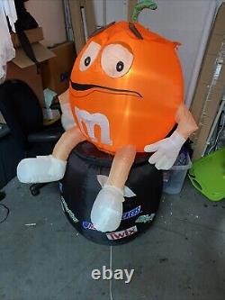 Gemmy Airblown Halloween M&M Moving On Cauldron Lighted Inflatable Read As Is