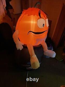 Gemmy Airblown Halloween M&M Moving On Cauldron Lighted Inflatable Read As Is