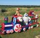 Gemmy Airblown Inflatable 16 Animated Christmas Rudolph Express Train