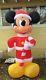 Gemmy Airblown Inflatable 8 Foot Rare Santa Mickey Mouse Withcandy Cane Oop Retire